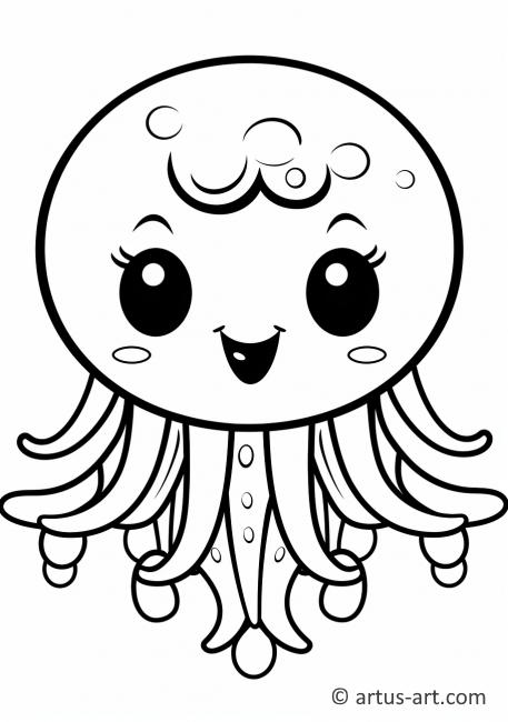 Jellyfish Coloring Page